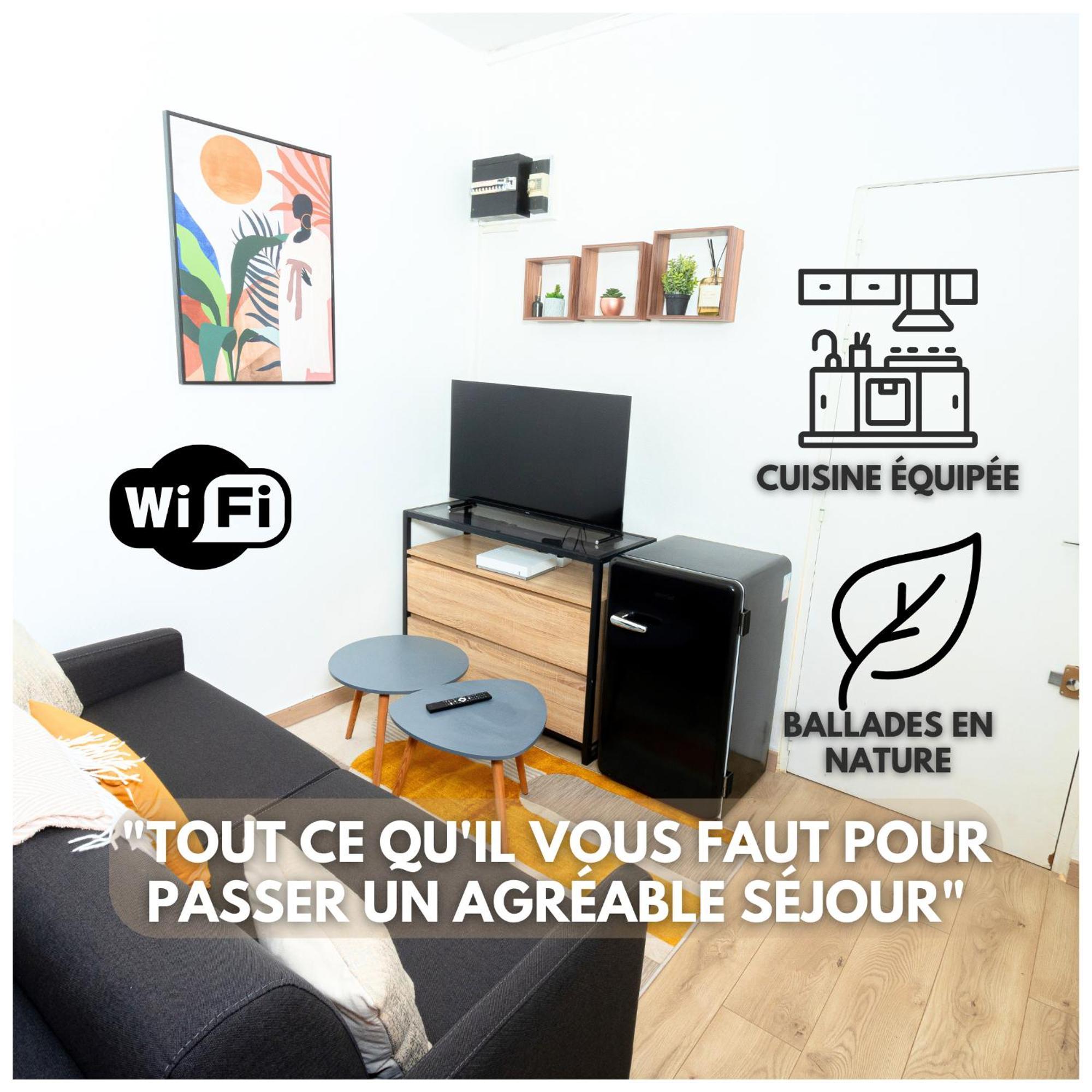 Le Cocon Douillet - 5" De La Gare - Wifi - Acces Direct Paris & Disneyland La Ferte-sous-Jouarre Luaran gambar